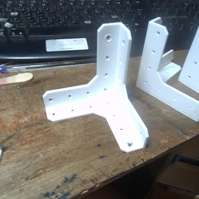 Ke góc 3 cạnh (3 Way Corner Bracket) - Hỗ trợ lắp ráp khung sườn chắc chắn