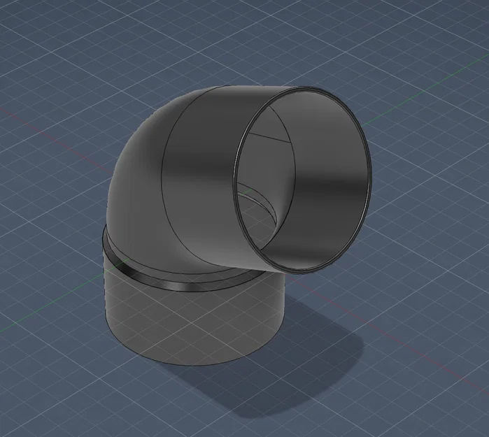 Khớp Nối Co Ống Thoát Nước Mưa Parametric Tiện Lợi (75mm) - Image 1