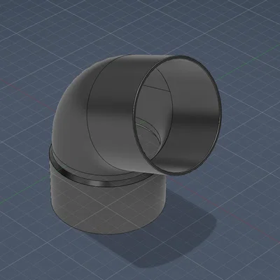 Khớp Nối Co Ống Thoát Nước Mưa Parametric Tiện Lợi (75mm)