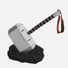 Mô hình búa thần Thor (Mjolnir) in 3D độc đáo