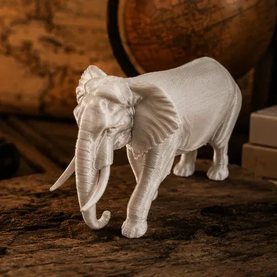 Mô hình 3D Voi Châu Phi - Tượng động vật in 3D sắc nét