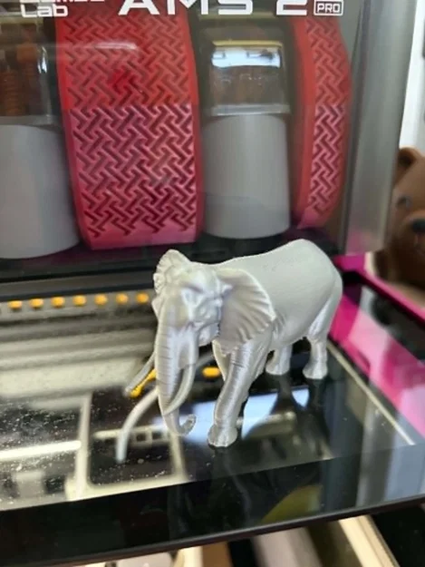 Mô hình 3D Voi Châu Phi - Tượng động vật in 3D sắc nét - Image 2
