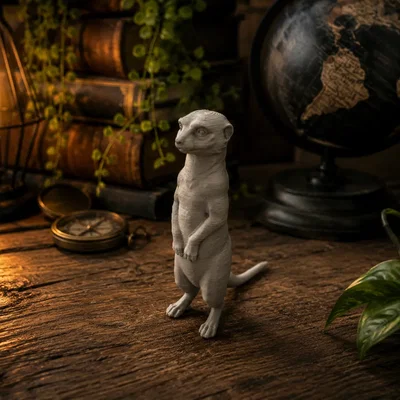 Tượng chồn Meerkat - Người bảo vệ tò mò của sa mạc