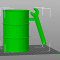 Cốc in 3D hình thùng phuy độc đáo dành riêng cho kỹ sư - Thumbnail 2