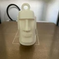 Mô hình in 3D Móc khóa Moai - Thumbnail 2