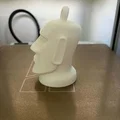 Mô hình in 3D Móc khóa Moai - Thumbnail 3