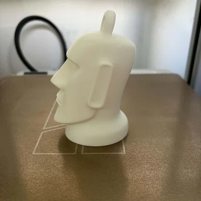 Mô hình in 3D Móc khóa Moai