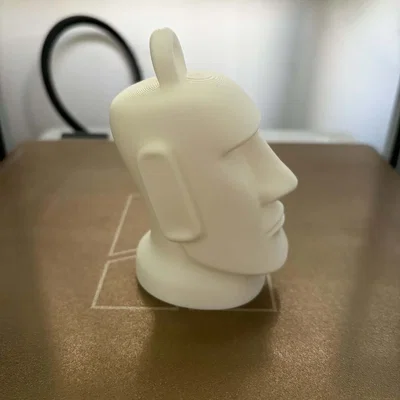 Mô hình in 3D Móc khóa Moai
