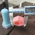 Bộ bu-lông và đai ốc 1 inch - 8 TPI - Thumbnail 1