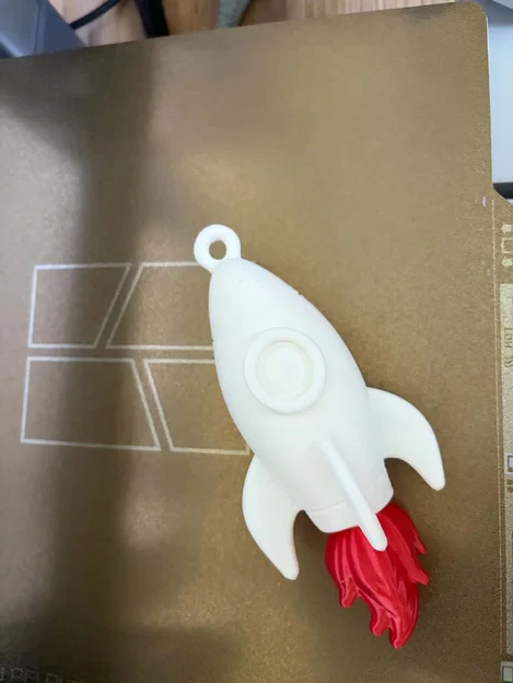 Móc khóa Tên lửa Rocket Blast - Mô hình in 3D - Image 4