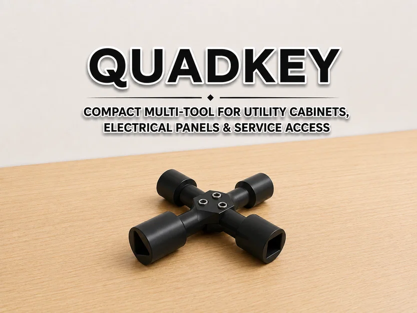Chìa khóa vạn năng 4 chiều (Universal 4-Way Utility Key) - Image 1