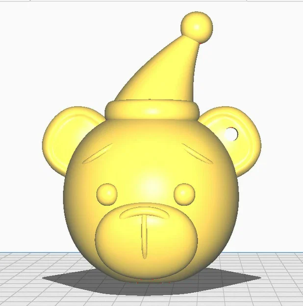 Đồ trang trí đầu gấu Giáng sinh dễ thương - Tự in 3D cực đẹp - Image 4