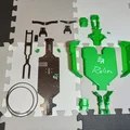 Bộ chuyển đổi EmbieRacing Ralcon cho Xray T3 - đầy đủ các linh kiện - Thumbnail 2