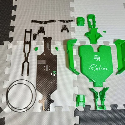 Bộ chuyển đổi EmbieRacing Ralcon cho Xray T3 - đầy đủ các linh kiện