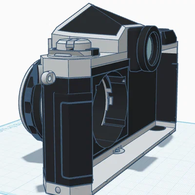Mô hình ốp lưng điện thoại phong cách máy ảnh Nikon cổ điển