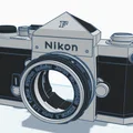 Mô hình ốp lưng điện thoại phong cách máy ảnh Nikon cổ điển - Thumbnail 2