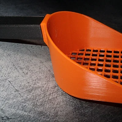 Xẻng xúc cát vệ sinh cho mèo 2 mảnh in 3D bền đẹp