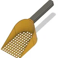 Xẻng xúc cát vệ sinh cho mèo 2 mảnh in 3D bền đẹp - Thumbnail 2