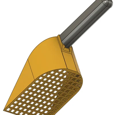 Xẻng xúc cát vệ sinh cho mèo 2 mảnh in 3D bền đẹp
