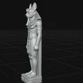 Mô hình in 3D tượng thần Anubis phong cách Ai Cập cổ đại - Thumbnail 2