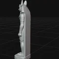 Mô hình in 3D tượng thần Anubis phong cách Ai Cập cổ đại - Thumbnail 3