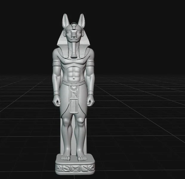 Mô hình in 3D tượng thần Anubis phong cách Ai Cập cổ đại - Image 4