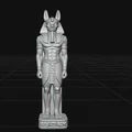 Mô hình in 3D tượng thần Anubis phong cách Ai Cập cổ đại - Thumbnail 4