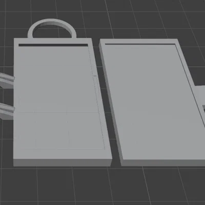 Móc khóa khung ảnh 3D - Keychain for photos độc đáo