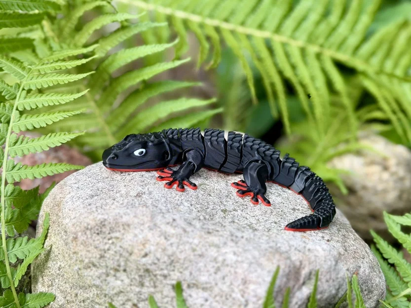 Thằn lằn cử động (Articulated Lizard) - In nguyên khối không cần support - Image 1