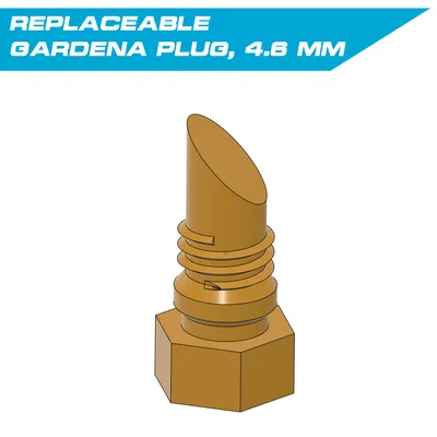 Nút bịt thay thế cho ống tưới Gardena 4.6 mm