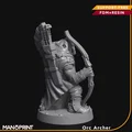 Orc Cung Thủ, Mô Hình Thu Nhỏ Fantasy, Thiết Kế Không Cần Support - Thumbnail 4