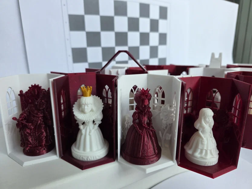 Modular Display Cells | Tủ Trưng Bày Cờ Vua "Through the Looking-Glass" - Image 2