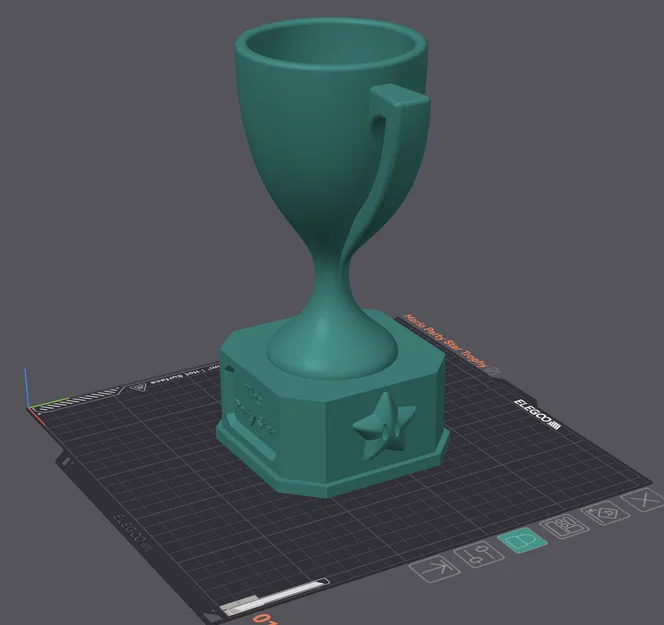 Cúp Mario Party Star Trophy - Mô hình in 3D vinh danh nhà vô địch - Image 2