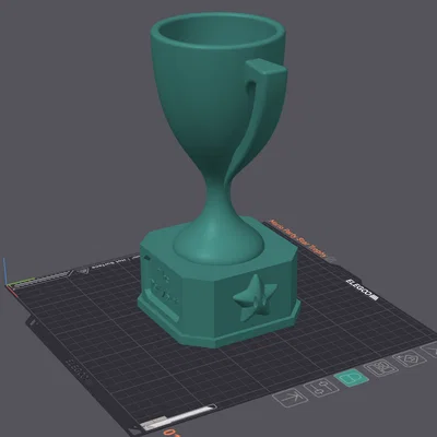 Cúp Mario Party Star Trophy - Mô hình in 3D vinh danh nhà vô địch