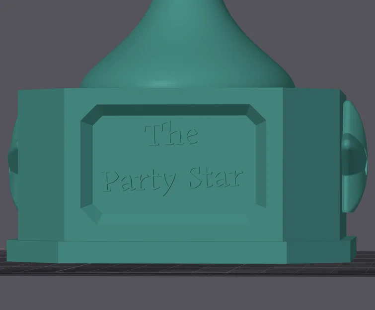 Cúp Mario Party Star Trophy - Mô hình in 3D vinh danh nhà vô địch - Image 3