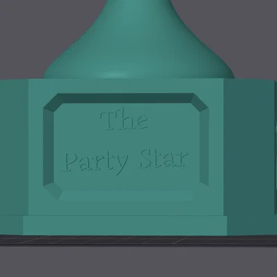 Cúp Mario Party Star Trophy - Mô hình in 3D vinh danh nhà vô địch