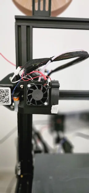 Ngàm gắn quạt tản nhiệt SATSANA TZ E3 V2 cho máy in 3D Ender 3 - Image 1