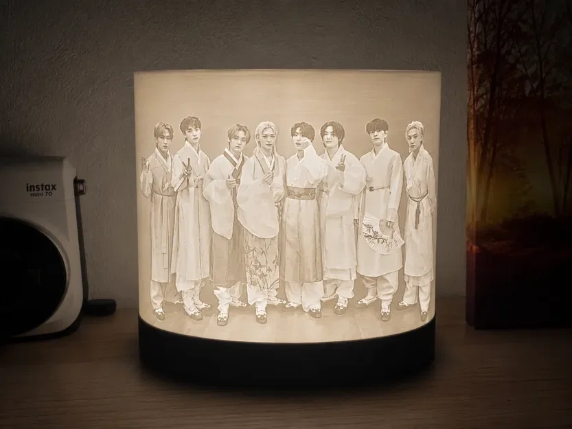 Đèn ngủ 360 độ Stray Kids Lithophane độc đáo - Image 1