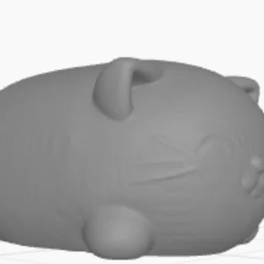 Mô hình in 3D chú mèo béo đáng yêu Cool cat Needow