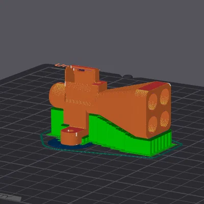 Bộ trung chuyển filament 4 cổng cho máy in 3D Ender 3 V3 KE