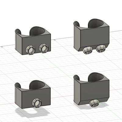 MultiBoard: Giá đỡ chai góc nghiêng tùy chỉnh (Khóa bằng bu lông)