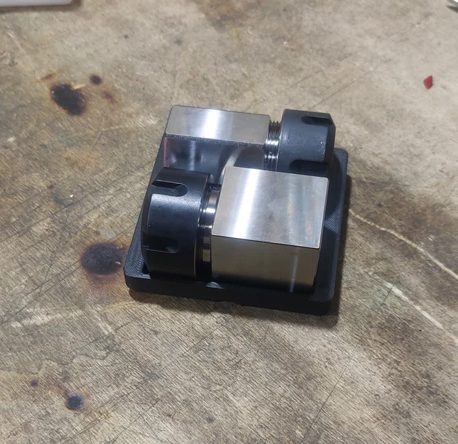 Khay in 3D Gridfinity đựng khối kẹp collet ER25 chuyên nghiệp - Image 3