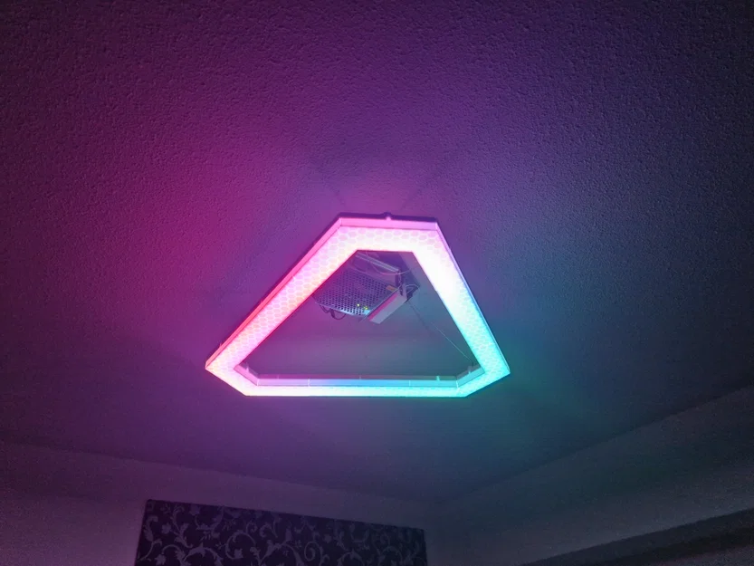 Đèn LED Triangle Hexagon Lamp: Hướng Dẫn In 3D Đèn Trang Trí Thông Minh - Image 1