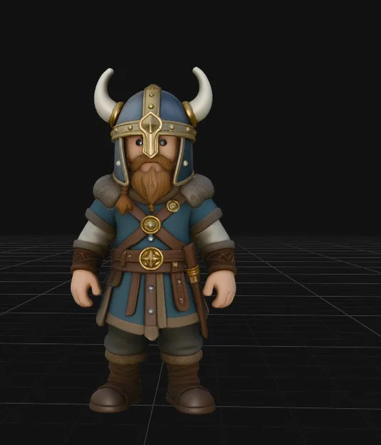 Mô hình chiến binh Viking dũng mãnh để in 3D chi tiết sắc nét - Image 3