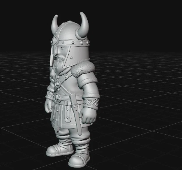 Mô hình chiến binh Viking dũng mãnh để in 3D chi tiết sắc nét - Image 4