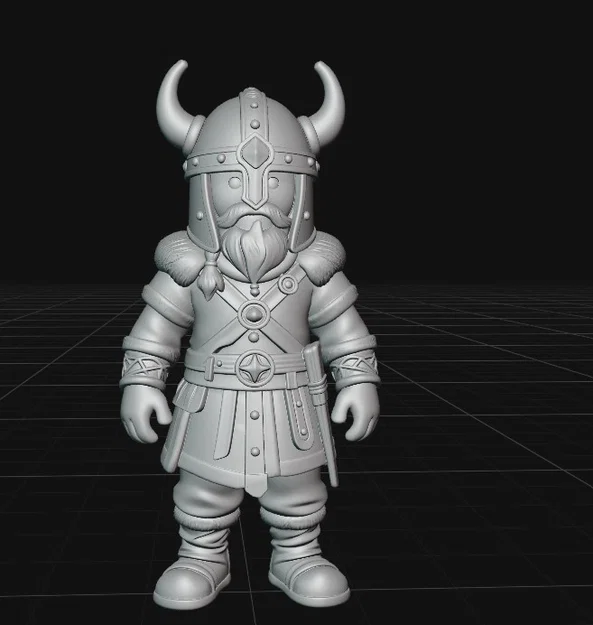 Mô hình chiến binh Viking dũng mãnh để in 3D chi tiết sắc nét - Image 5