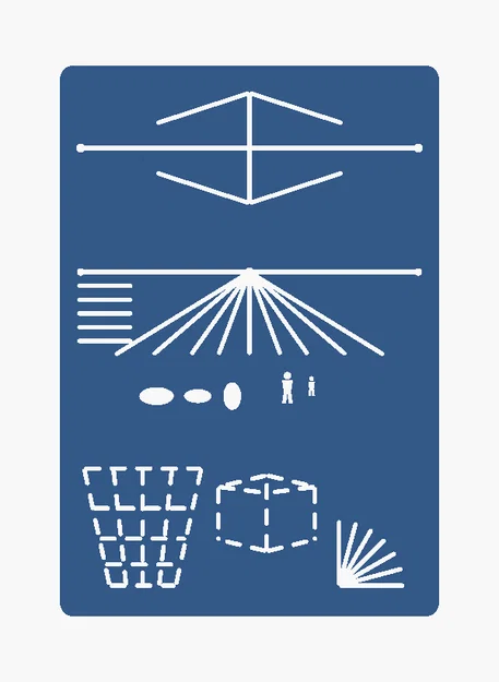 Thước kẻ hỗ trợ vẽ phối cảnh (Perspective Stencil) cho họa sĩ - Image 1