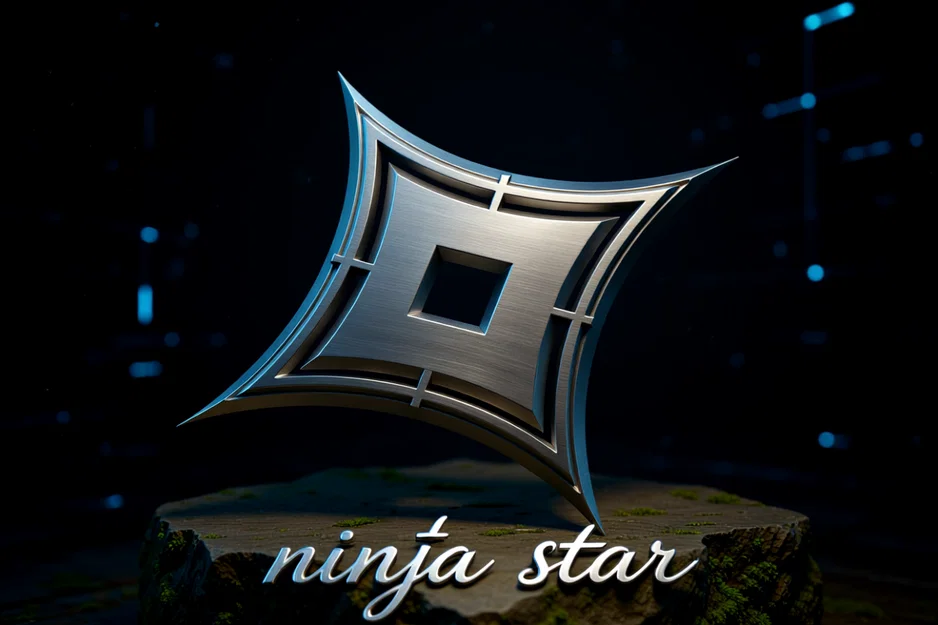 Mô hình phi tiêu Ninja (Ninja star) in 3D độc đáo - Image 1