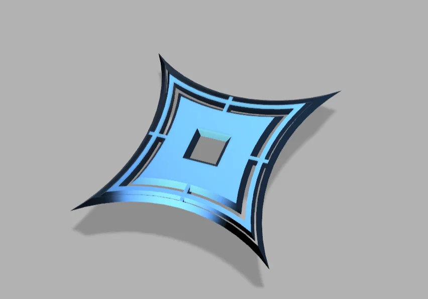 Mô hình phi tiêu Ninja (Ninja star) in 3D độc đáo - Image 2