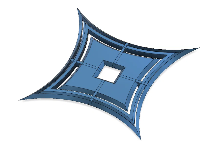 Mô hình phi tiêu Ninja (Ninja star) in 3D độc đáo - Image 3